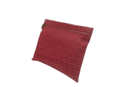 FENDI Pouch Luxury Designer Bag Clamp Wallet Accessories w/DustBag Italy Auth - Photo 1/4