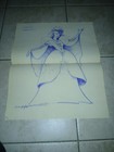 1986 Cancer Astrology Doll Original Art Sketch Done By Dexter Liu Toy Producer