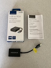Insignia USB to VGA Adapter Black NS-PUV308 - 55 For Monitor