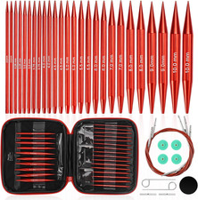 Set Di Ferri Da Maglia Circolari 3,0-10,0 Mm Ferri Circolari Intercambiabili 40C