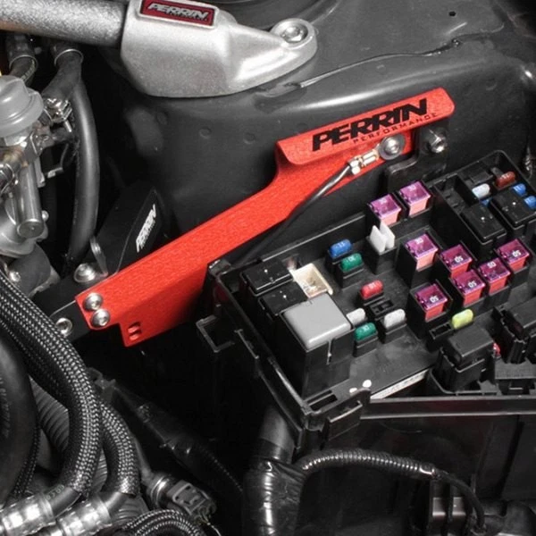 For Subaru WRX 2012-2014 PERRIN Performance PSP-BRK-402RD Master Cylinder Brace Foto 3 de 3