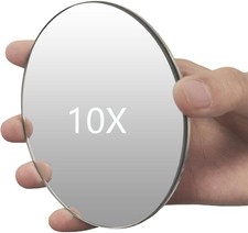 Round Makeup Vanity Mirror, 10X Magnificat Beauty Mirror pact