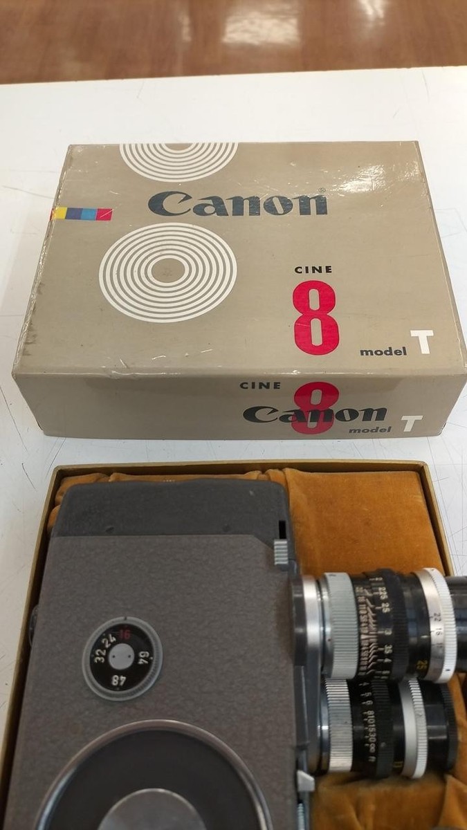 Canon Cinema Film 8 mm Camera Model Cine 8 Model T 2-Turret Type