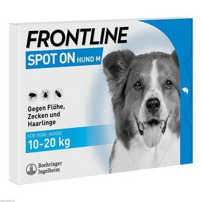 3x FRONTLINE Spot on H 20 Lösung f.Hunde 6 ST PZN 2246395