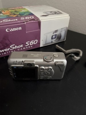 Canon PowerShot S60 5.0MP Digital Camera - Silver for sale online