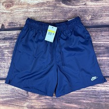 Nike Sportswear Club Woven Flow Shorts Mens S Small Navy Blue FN3307-410 New