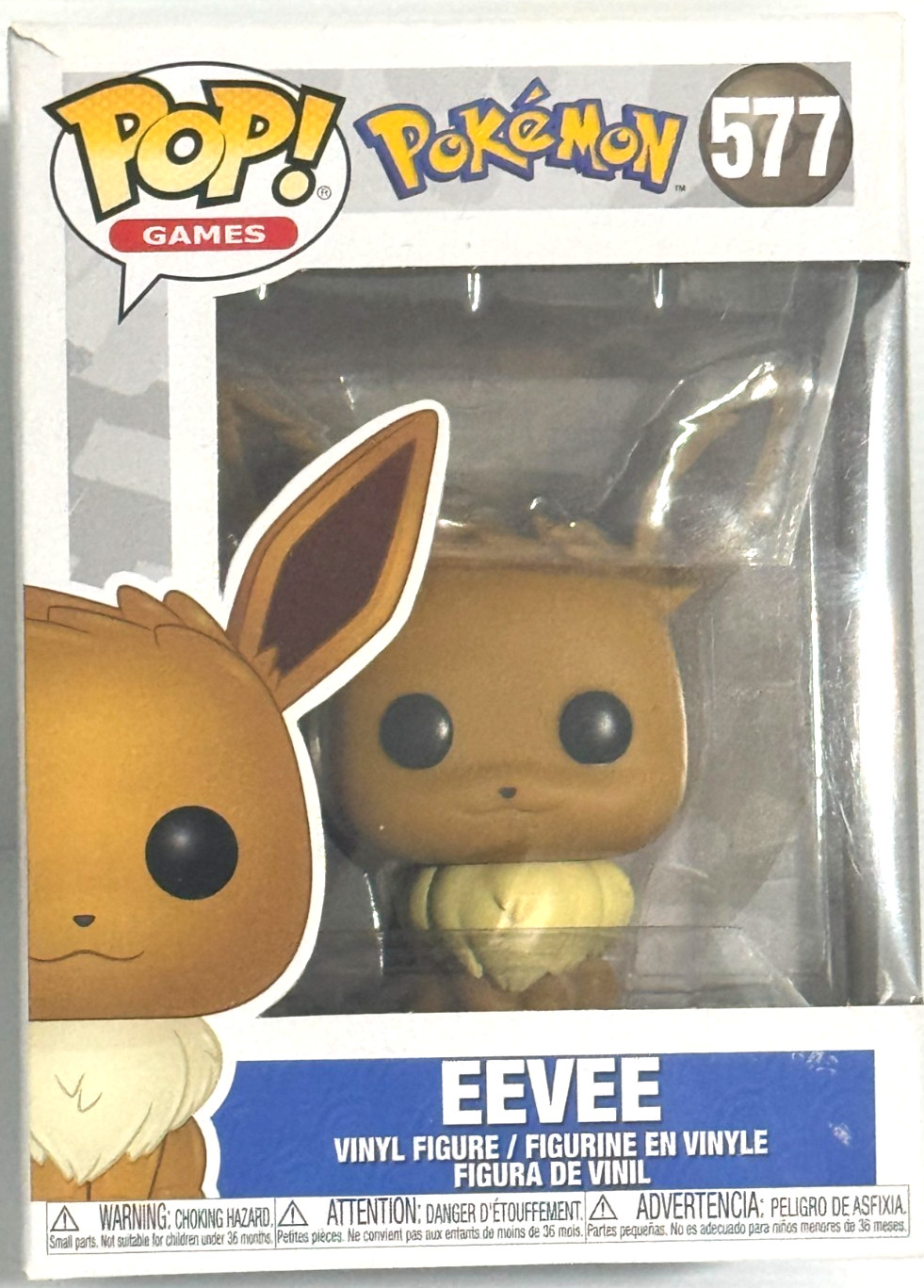 Brand New Funko Pop Eevee 577 Pokemon Vinyl Figure Free Postage