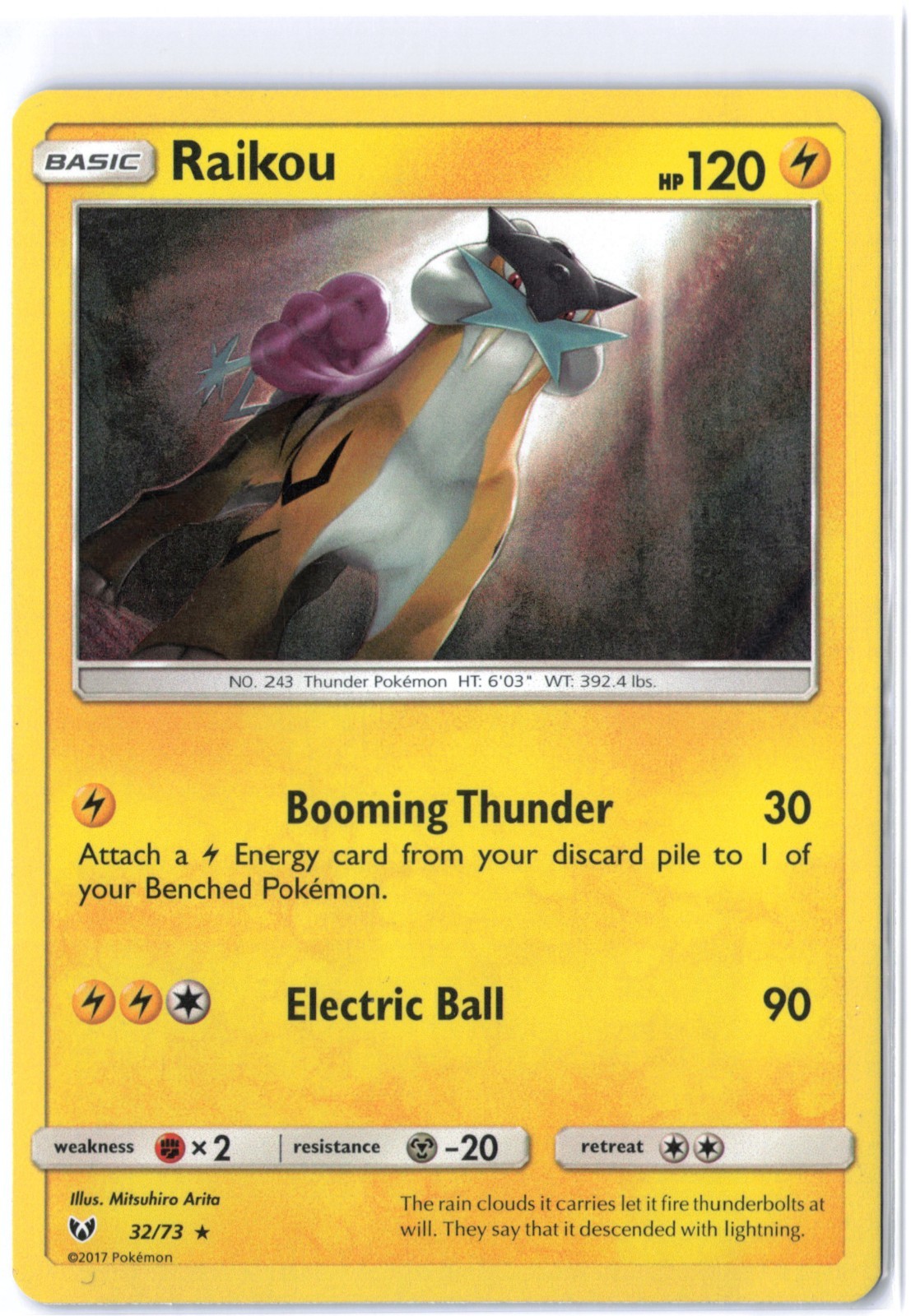 Raikou Deck Exclusives 032/073 NM Holo