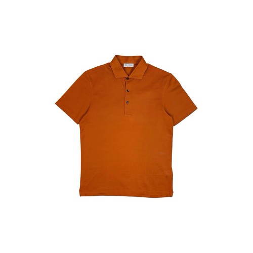 Gran Sasso, Vintage Gran Sasso Polo Shirt Men’s Medium Orange Made In Italy