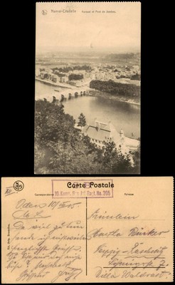 Namur Namen Kursaal et Pont de Jambes 1915   1. Weltkrieg Feldpost