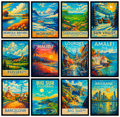 Stadt Straßen & Architektur Poster | Reisedrucke | Urban Wall Art Dekoration
