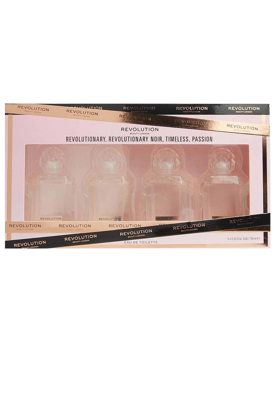 Revolution Beauty Set 4 x 10ml Revolutionary, Noir, Timeless, Passion