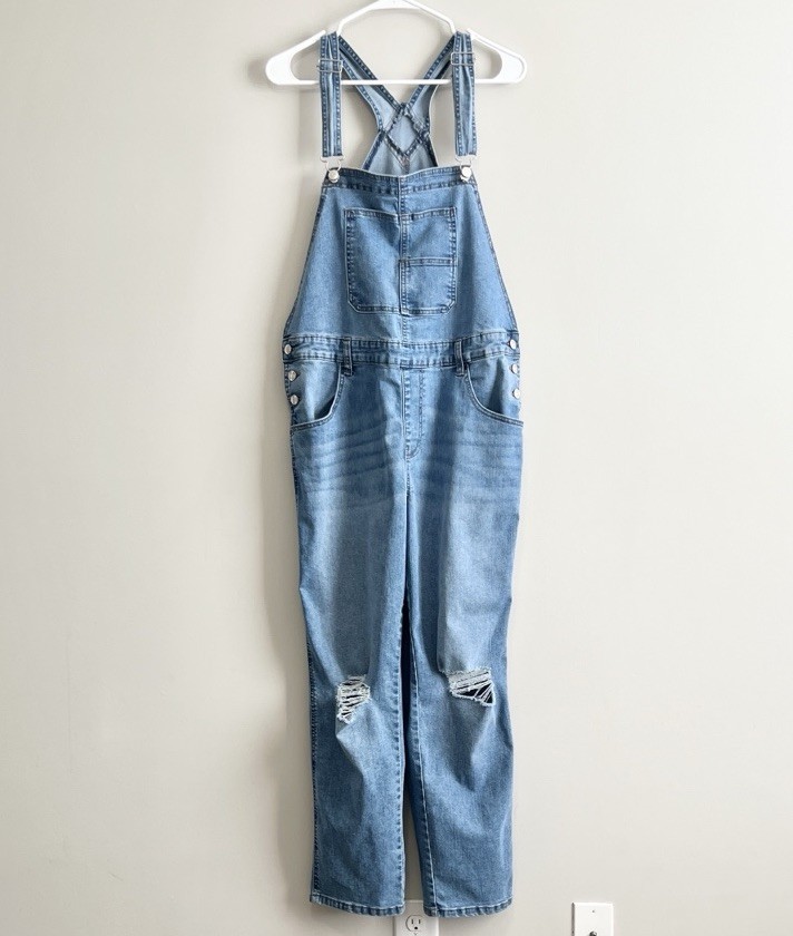 Celebrity Pink Women's Boyfriend Denim Overalls Size Large | eBay