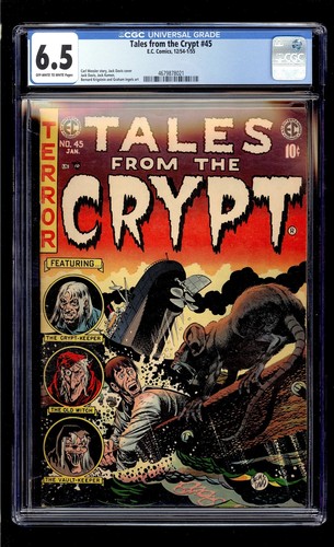 Tales from the Crypt #45 1954 1955 CGC 6.5 FN+ OW/W High Definition Scans**