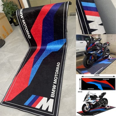 Für BMW Motorrad M Sport S1000RR Antirutschmatte 220x80cm Garage Teppich
