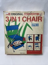 UPC 034778000016 product image for Vintage EMCO 3-in-1 Convertible Picnic Sports Chair / Tackle Box - New In Box | upcitemdb.com