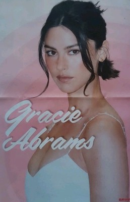 Gracie Abrams 21x29,7cm Poster Neu Rückseite Stray Kids