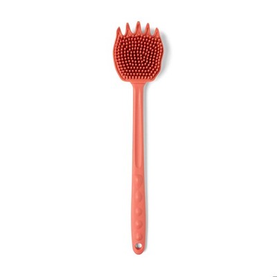 Bear Claw Long Handled Silicone Back Scrubber Exfoliator