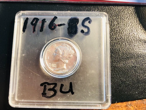 1916S Mercury Dime BU Condition