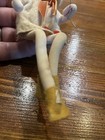 Vintage Made In Japan Bunny Rabbit Shelf Sitter Felt Doll Easter Decoration — photo 5