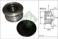 INA Generatorfreilauf 535008910