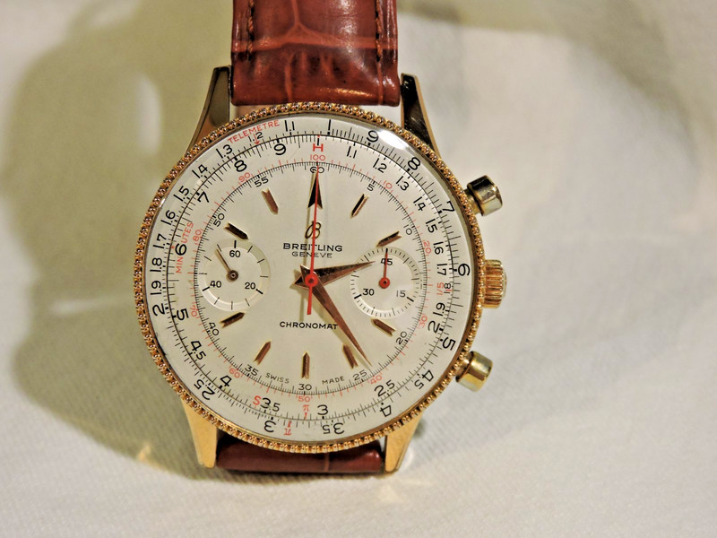 VTG BREITLING GENEVE 808 Chronomat Venus 175 Chronograph SUPERB CONDITION 1960’s