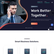 Digital Corporate Website Design with Free VPS Web Hosting and Installation
