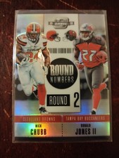 2018 Panini Contenders Round Numbers Nick Chubb, Ronald Jones II #RNA-CJ /175