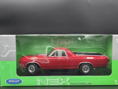 Welly 1970 Chevy El Camino SS 1:18 Scale Diecast NEX Models Car Red 12543W