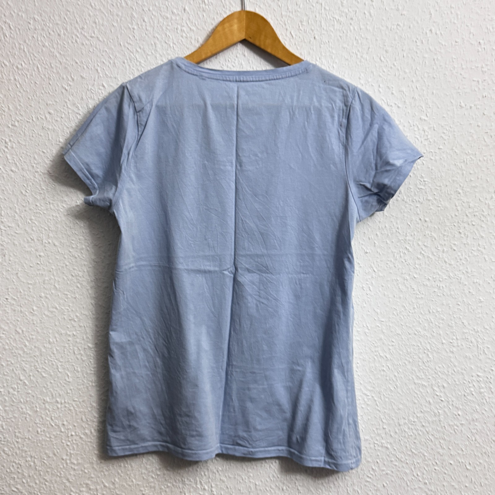 Infinity Woman "We Love Basics" Light Blue T-Shirt - Size Large image 3
