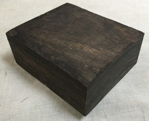 Gabon Ebony Wood Lumber Piece - Approx. 1-7/8 x 4-1/8 x 4-7/8