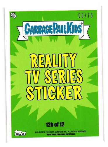 2016 GARBAGE PAIL KIDS SERIES 2 PRIME SLIME TRASHY TV PICK YOUR CARD BLOODY RED - Picture 154 of 323