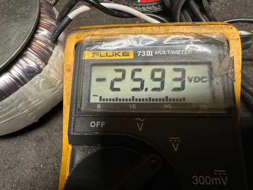Tenpao 120 VAC TO 19V AC ------ +_ 25 VOLT DC Toroidal Transformer Tested ! - Picture 9 of 9