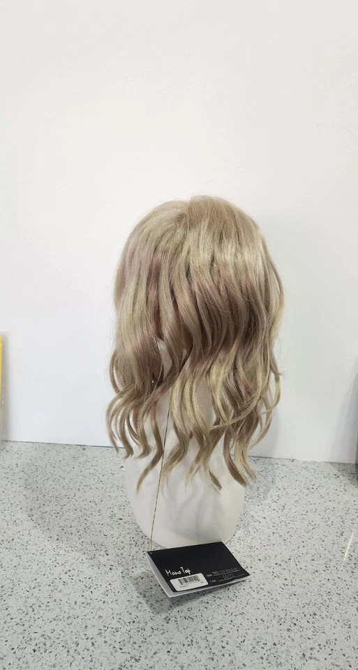 TOP WAVE 12" por Jon Renau Doble Monofilamento Topper 16/22 Banana Creme Foto 2 de 4