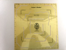 Retired New Creative Memories 12" CORNER N BORDER Journalling TEMPLATE Yellow
