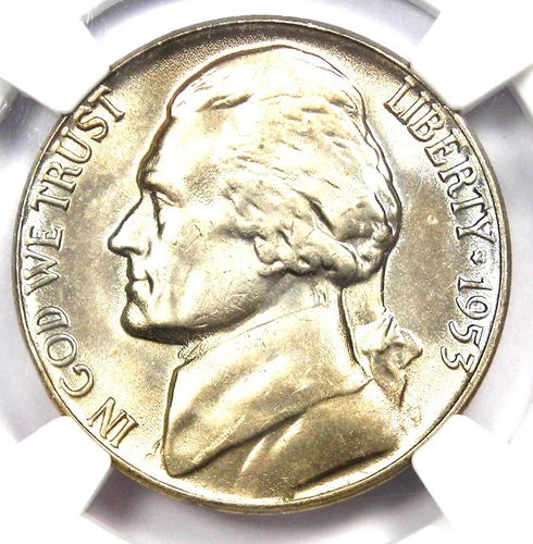 1953 Jefferson Nickel 5C - NGC MS67 5FS - Top Pop 1/0 - $5,500++ NGC Value!