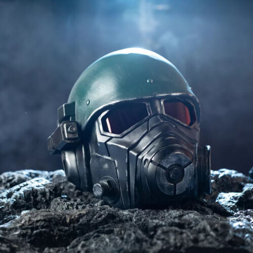 Gioco 1:1 Fallout 4 Veteran Ranger Casco Cosplay Maschera Completa Puntelli Resina Replica - Foto 2 di 12