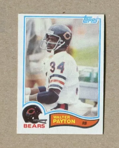 1982 Topps Football #302 WALTER PAYTON  Chicago Bears ...NRMT