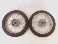 Felgen Set vorne hinten Simson S51 Schwalbe Speichenfelge Stahl mit Bereifung