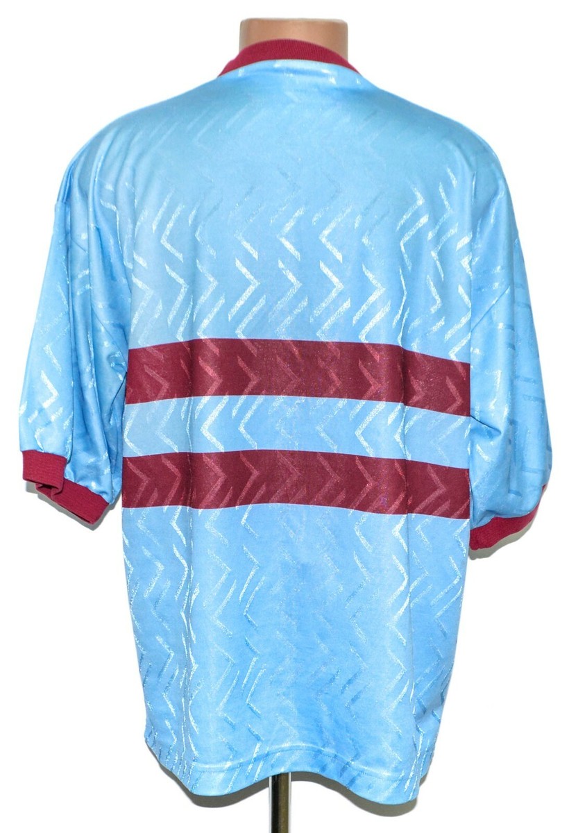 WEST HAM UNITED 1993/1995 AWAY FOOTBALL SHIRT PONY SIZE L | eBay