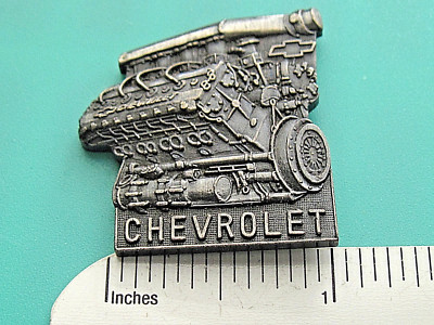 Chevy HIGH PERFORMANCE big block engine - hat pin , tie tac , lapel pin GIFT BOX