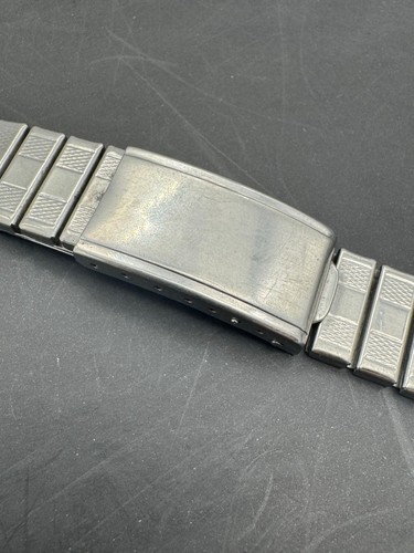 Vintage Gay Freres GF Edelstahl 1972 Uhrenarmband sehr selten ohne Endglieder - Bild 8 von 10