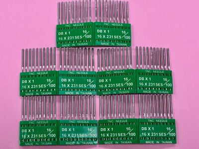 100x TNC Industrial Needles DBx1, (for straight stitch machine) Size: 16/100