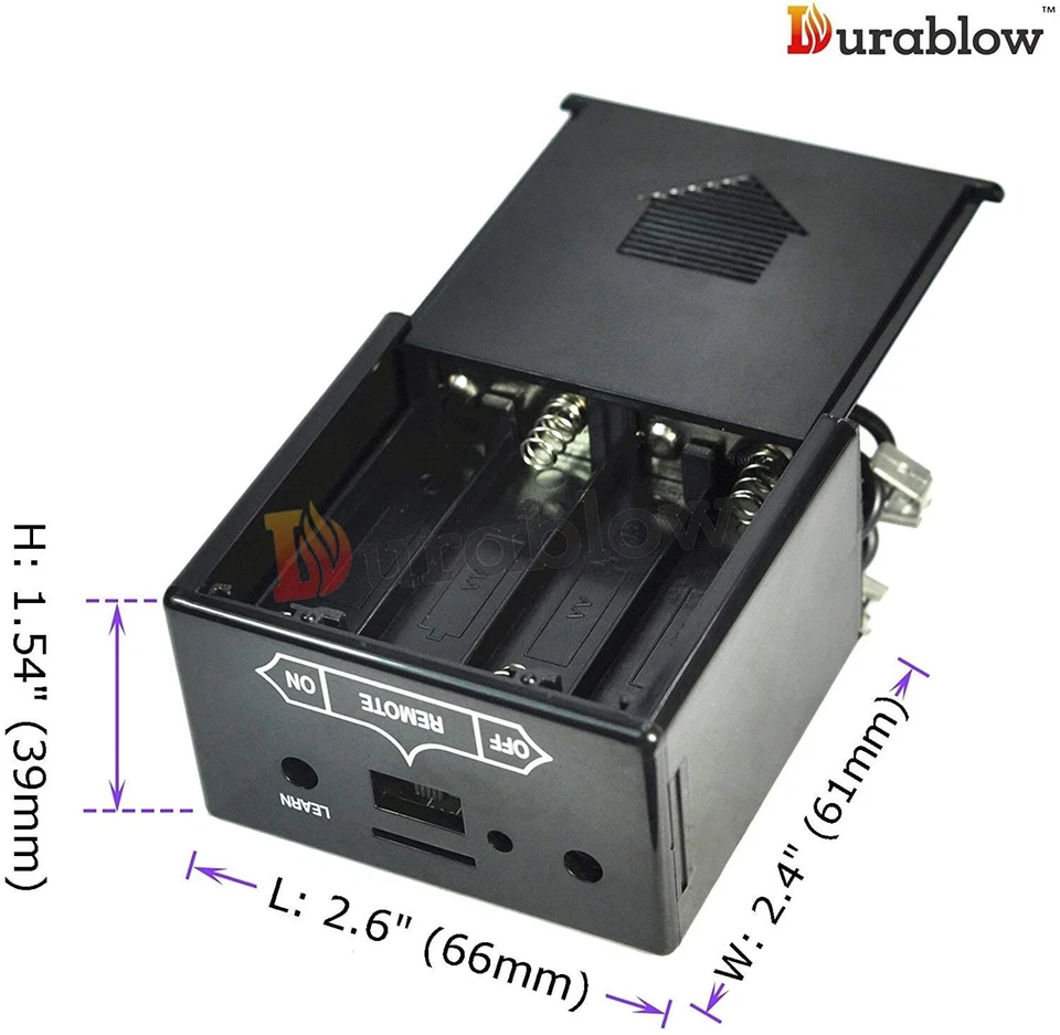 Durablow TR1003 Gas Fire Fireplace On/Off Remote Control Kit + Thermostat + Time - Image 3 of 4