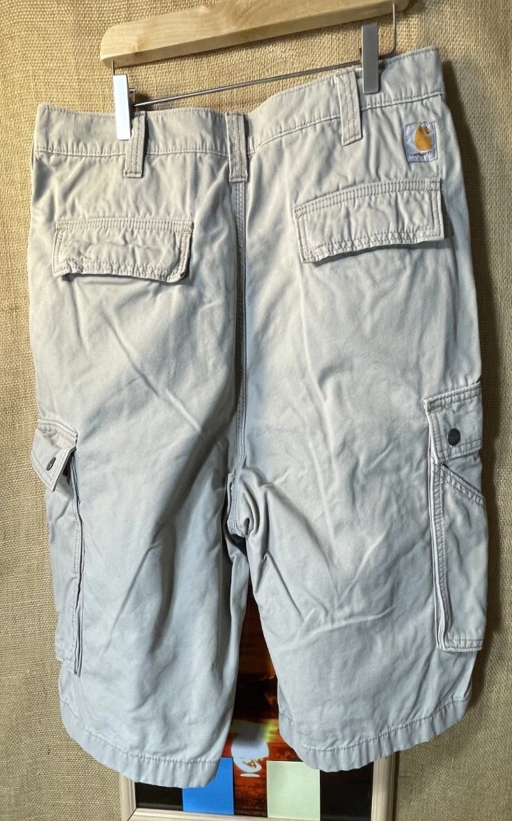 Carhartt Cargo beige men’s relaxed shorts W37
