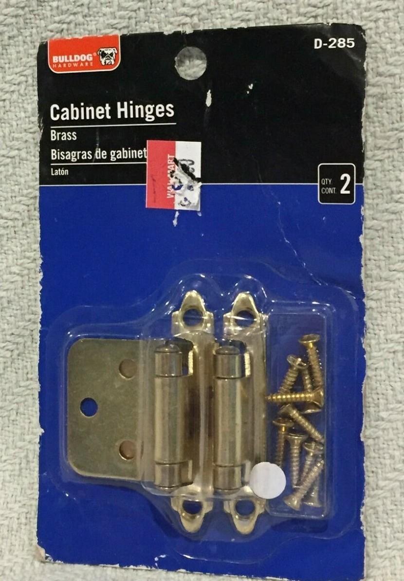 Bulldog D285 Brass Hinge 2 Hinges Per Pack For FaceFrame