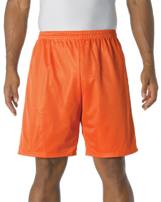 3 Pack Of A4 N5296 Adult Performance Sprint 9'' Lined Tricot Mesh Shorts