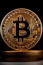 Bitcoin Money Currency Print Canvas Wall Art Home Decor - POSTER 20x30