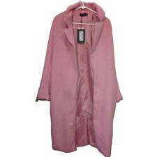 Women's. Coatigan. By Pretty little thing. Longline. Full length. Pink  S6  New.
