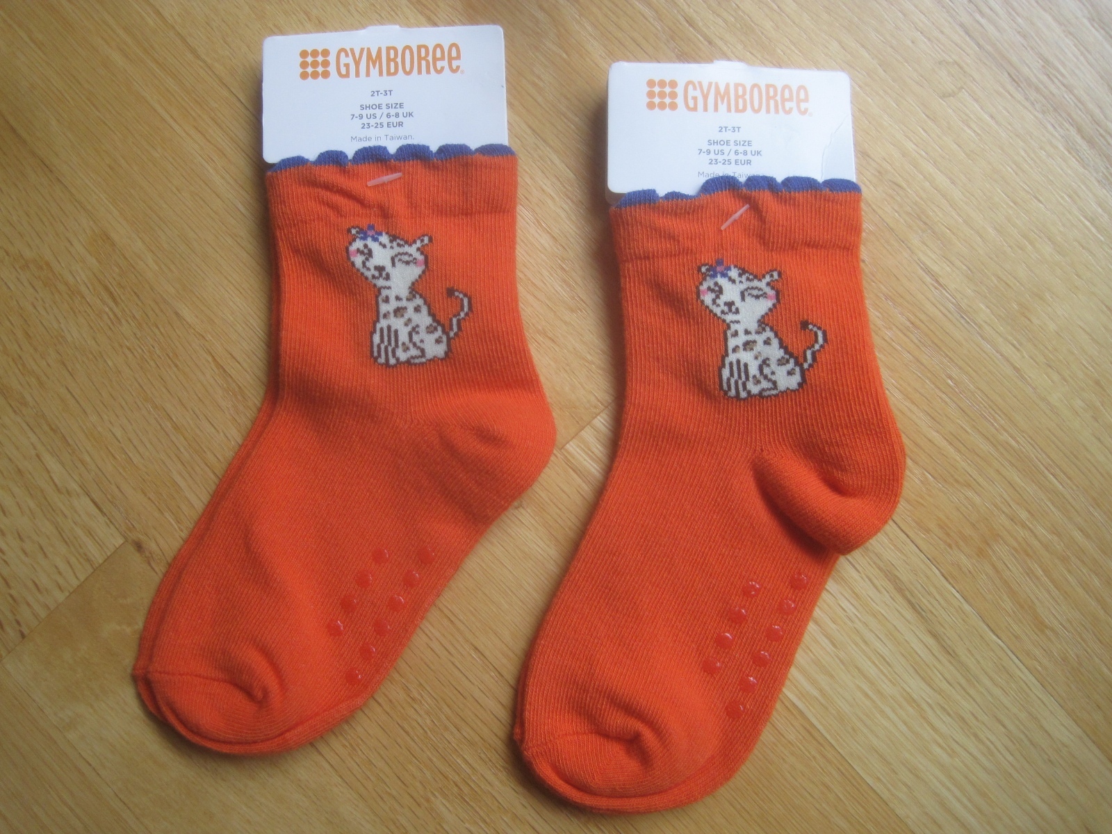 Twin girls GYMBOREE LEOPARD KITTY CAT ORANGE socks set NWT 24m 2t 3t | eBay